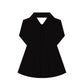 ( Moq 10 ) Baby Girl Colorful Long Sleeves Zipper Activity Wear Yoga Knee Length Dress