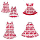 ( Moq 5 each style ) Baby Girl Toddler R Team Bows Sibling Dress Set 6.27