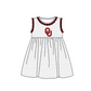 ( Moq 5 ) Baby Girls Toddler Sleeveless Dots Team Red Ruffle Knee Length Dress