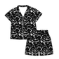( Moq 5 Each Style ) Baby Boys Girls Toddler Football Sibling Shorts Romper Dresses Set Black Clothing