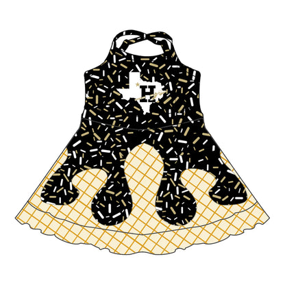 ( Moq 5 each style ) Baby Boy Girl H Team Sibling Black Dress Shirt Shorts Pants 7.1