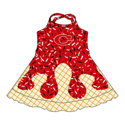 ( Moq 5 each style ) Baby Boy Girl C Team Sibling Drips Red Dress Shirt Shorts Pants 7.3