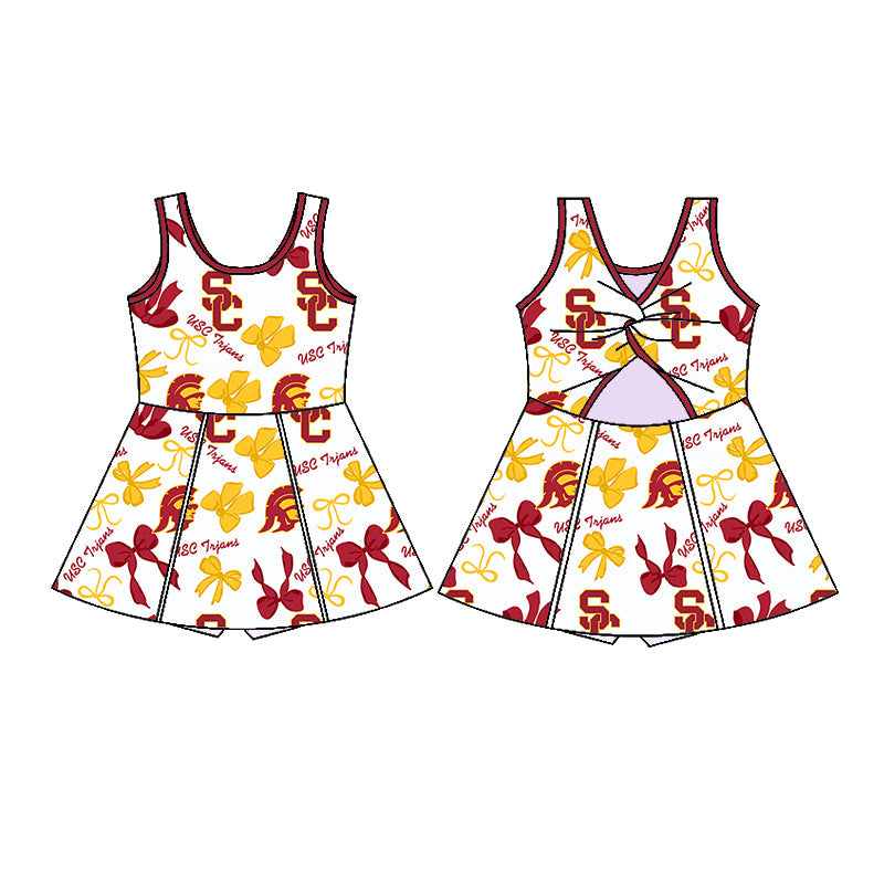 ( Moq 5 each style ) Baby Girl Team Bows Sibling Dress Set 5.26