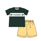 ( Moq 5 ) Baby Boys Toddler Short Sleeves Shirt Stripes Shorts Team Summer Set