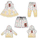 ( Moq 5 each style ) Baby Boy Girl Team S Tree Sibling Dress Shirt Shorts Pants 6.3