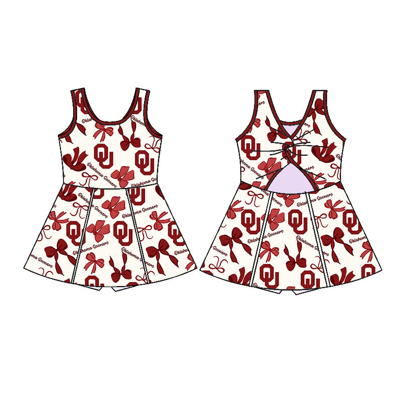 ( Moq 5 each style ) Baby Girl Team Bows Sibling Dress Set 5.23