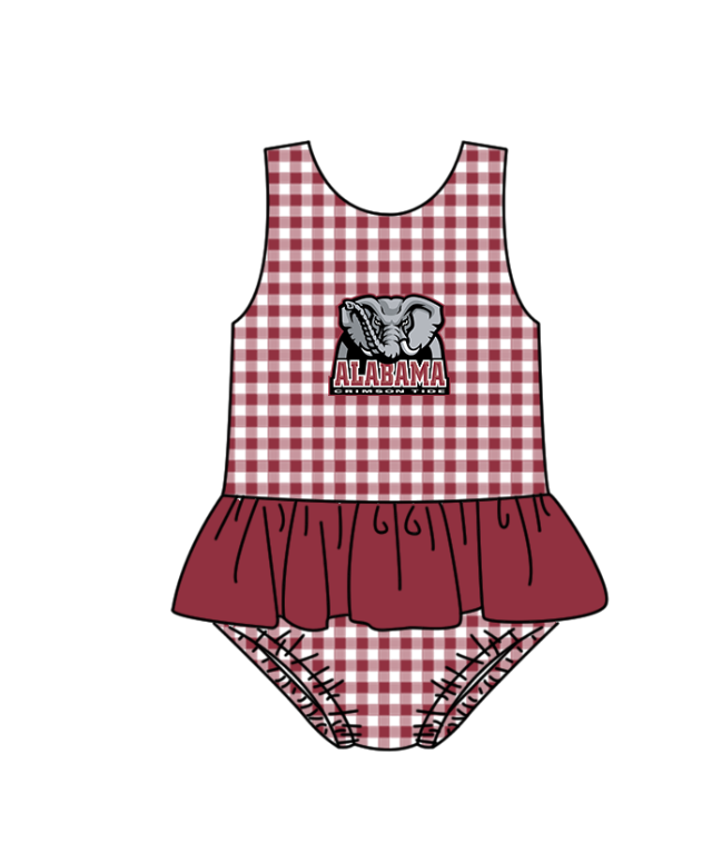 ( Moq 5 Each Style ) Baby Boys Girls Elephant Sibling Team Sets Swimsuits Football Clothes