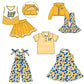 ( Moq 5 each style ) Baby Boy Girl Team Camo Sibling Shirt Jumpsuit Dress Set 8.6