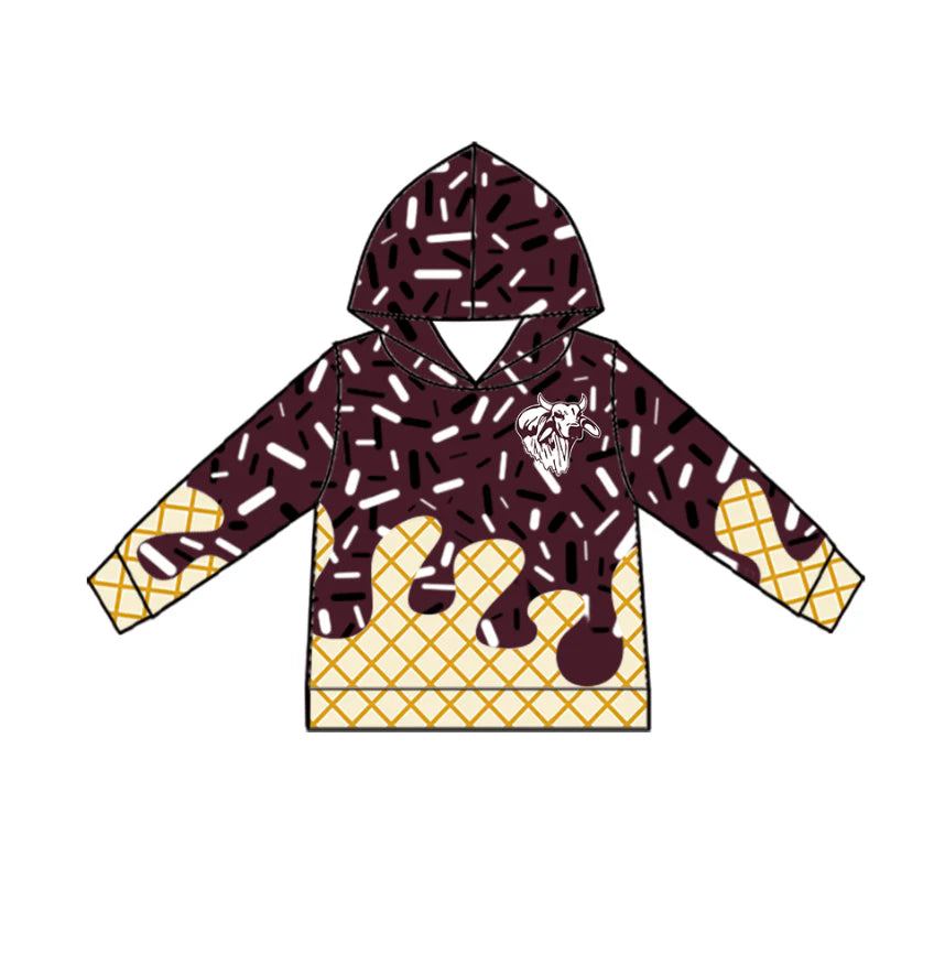 ( Moq 5 each style ) Baby Boy Team Sibling Cow Drip Shorts Shirt 7.23