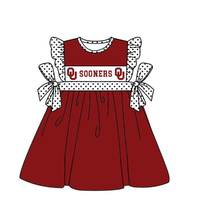 ( Moq 5 Each Style ) Baby Boys Girls Short Sleeves Team Sibling Red Romper Dress Set