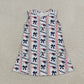 Baby Girls Kids Sleeveless Bows Team Knee Length Ruffle Dress Clothes RTS