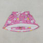 Baby Girls Kids Happy Birthday Yoga Skirt Shorts Skorts Bottoms RTS