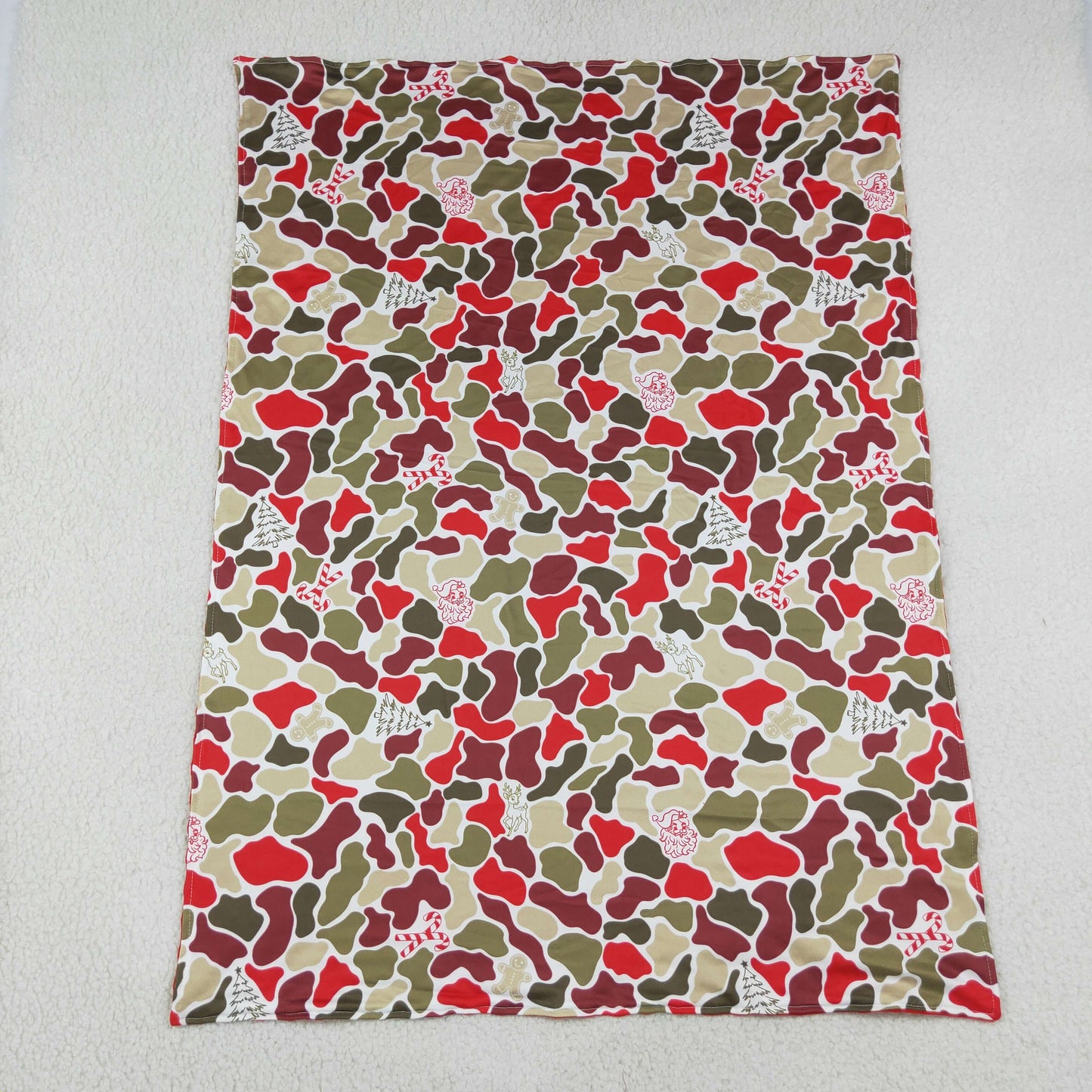 Baby Boys Kids Christmas Santa Tree Camo Blanket