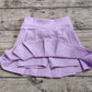 Baby Girl Toddler Purple Yoga Active Shorts Skirt Skorts Bottoms RTS