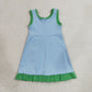 Baby Girls Kids Sleeveless Shorts Knee Length Scallop Dress Yoga Active Clothes RTS