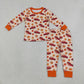 Baby Boys Kids Long Sleeves Pumpkins Trucks Shirt Pants Set Pajamas Fall Clothes RTS