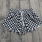 Baby Girls Kids Black Checked Ruffle Shorts Bottom Yoga Clothes RTS