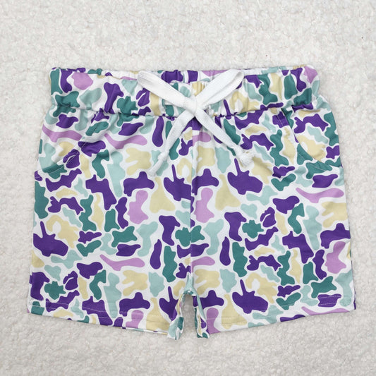 RTS Baby Boy Mardi Gras Camo Shorts