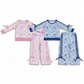 Sibling Baby Girls Kids Bows Long Sleeves Flowers Shirts Bows Pockets Pants Sets Clothes RTS