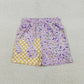 Baby Boys Kids Purple Sprinkles Summer Shorts Mardi Gras Bottoms RTS