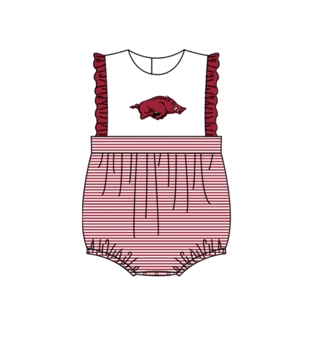 ( Moq 5 Each Style ) Baby Boys Girls Kids Pig Stripes Team Sibling Rompers Sets