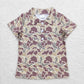 Sibling ( 1-6 ) Boys Kids Short Sleeves Camo Buttons Shirt Tops RTS