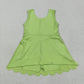 Baby Girl Sleeveless Activite Wear Yoga Knee Length Dress Sibling Clothes RTS