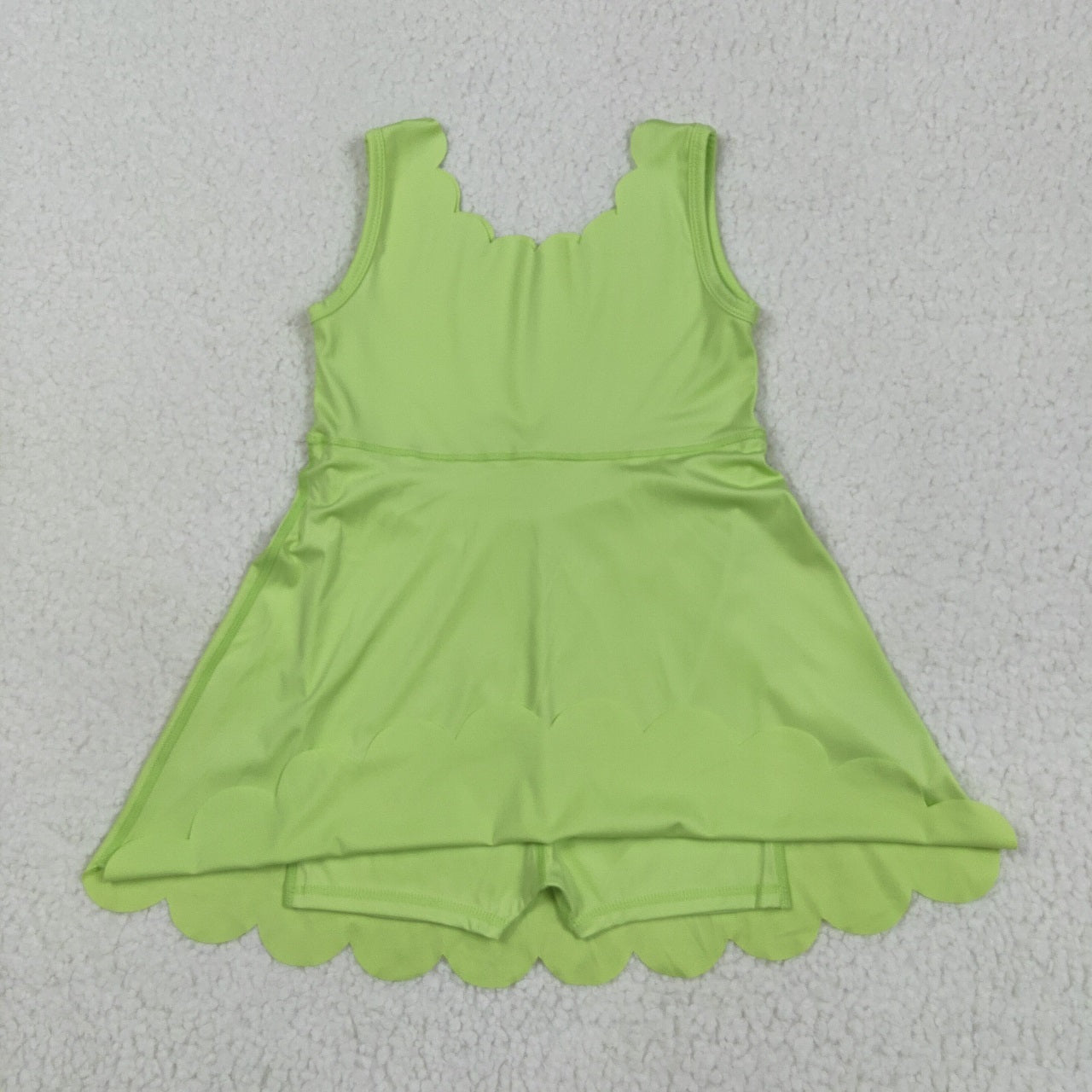 Baby Girl Sleeveless Activite Wear Yoga Knee Length Dress Sibling Clothes RTS