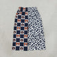 Baby Girls Kids Bows Navy Leopard Pants Bottoms Team Clothes RTS