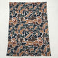 Baby Boy Dark Brown Camo Blanket