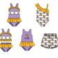 ( Moq 5 Each Style ) Baby Boys Girls Tigers Stripes Sibling Team Sets Swimsuits Clothes
