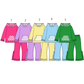 ( Moq 5 Each Style ) Sibling Baby Girls Kids Long Sleeves Checked Pockets Hoodie Pullovers Pants Sets Clothes