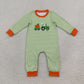 Sibling Baby Boys Kids Embroidery Pumpkins Trucks Stripes Romper Thanksgiving Set Pink Clothes RTS