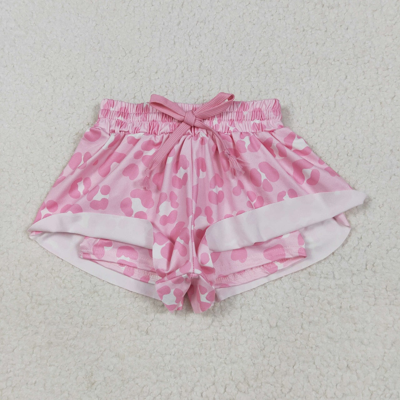Baby Girl Toddler Leopard Flower Baseball Strawberry Sibling Summer Shorts Bottoms RTS