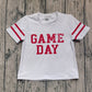 Baby Girl Short Sleeves Game Day Red Team Cheer Yoga Active Shirt RTS