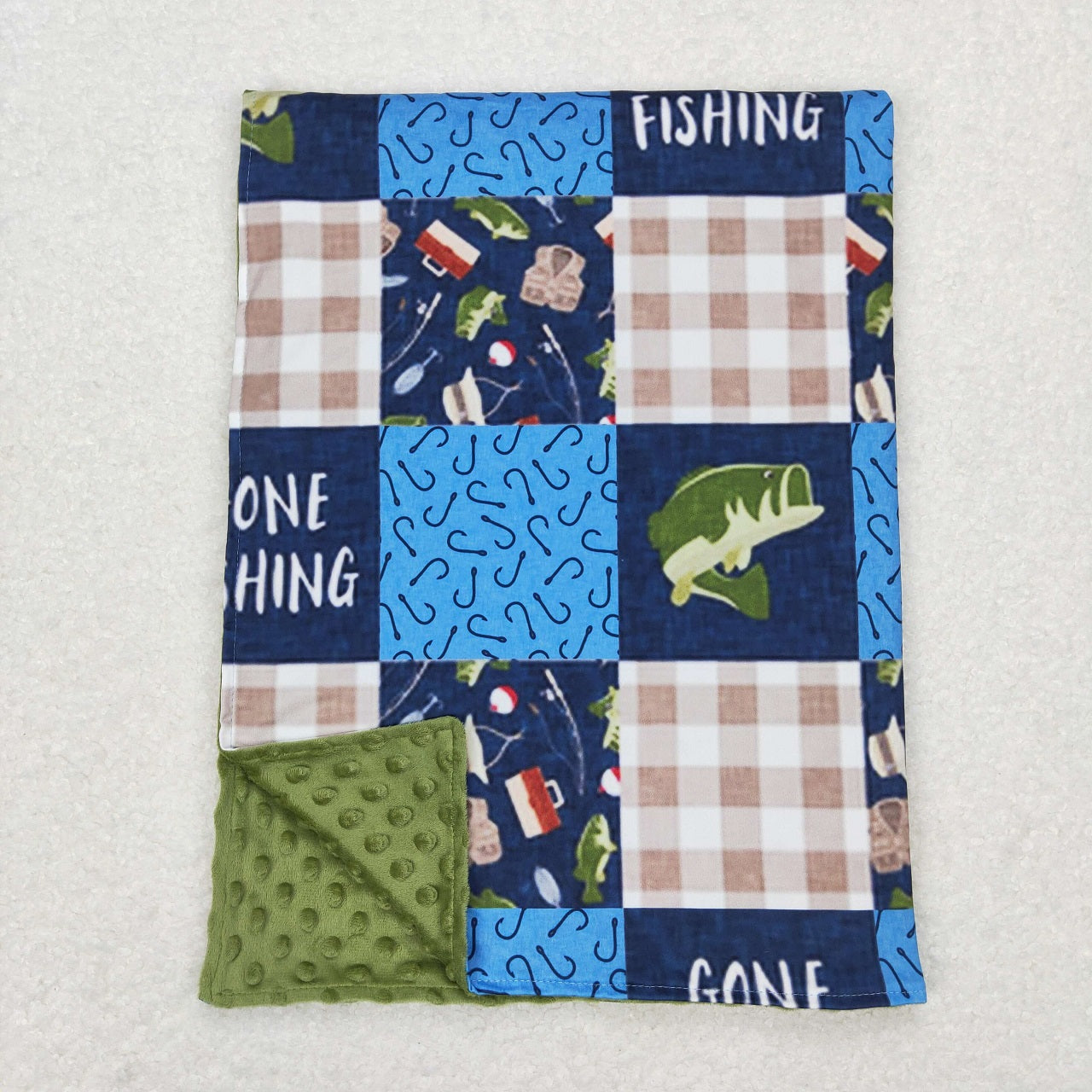 BL0097 Baby Boy Fishing Blanket