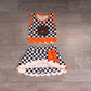 ( No moq ) Preorder Baby Girls Kids Sleeveless Checked Shirt Scallop Bows Skirt Shorts Team Set Yoga Active Clothes