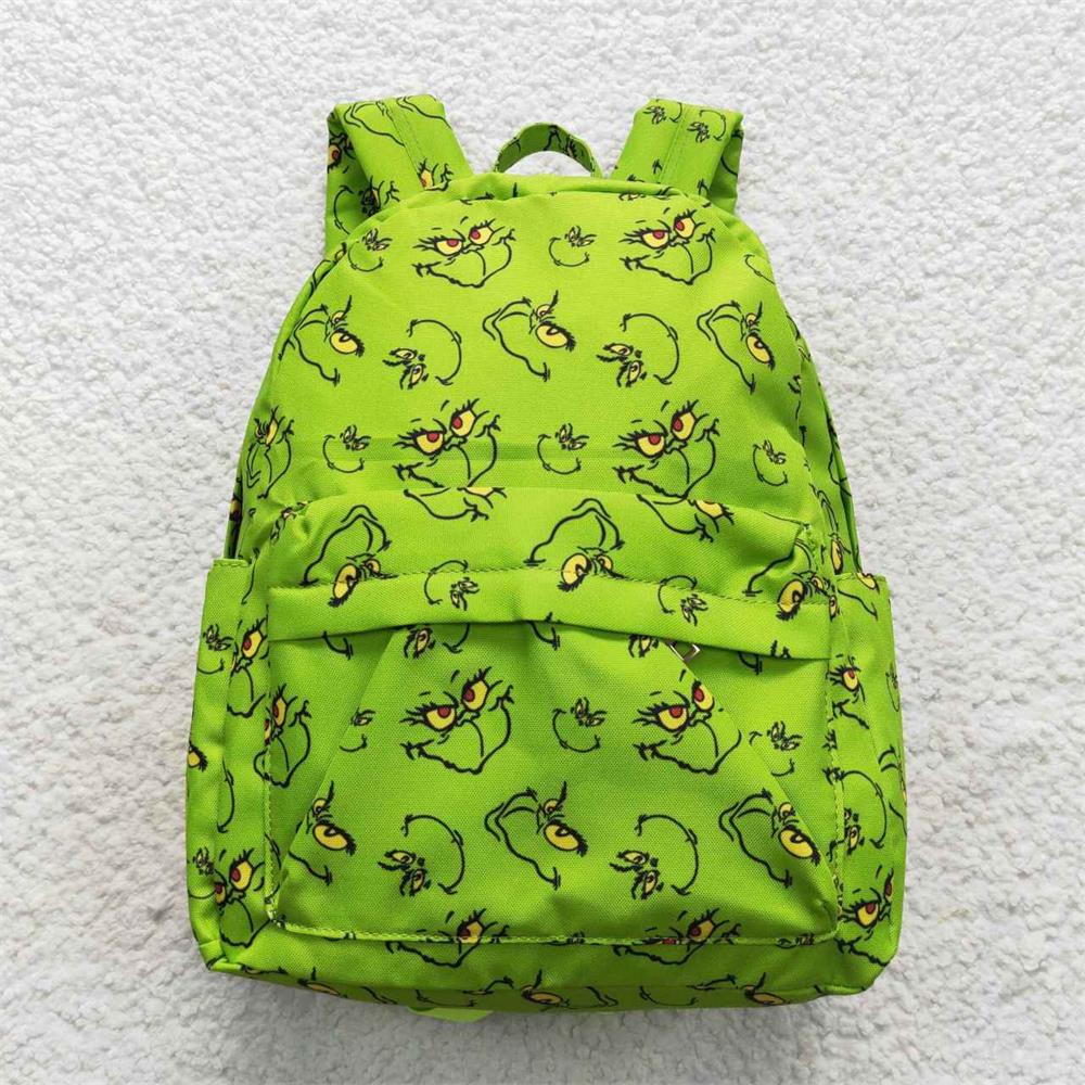 BA0119 Baby Girl Christmas Green Bag Backpack