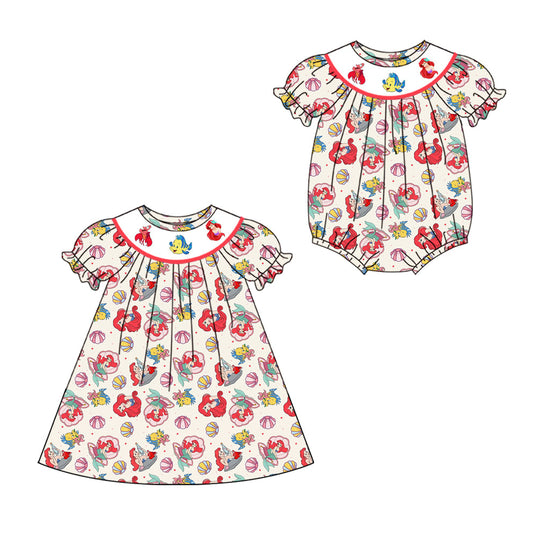 Baby Girl Princess Sibling Dress Romper ( Moq 5 Each Style ) 1.15