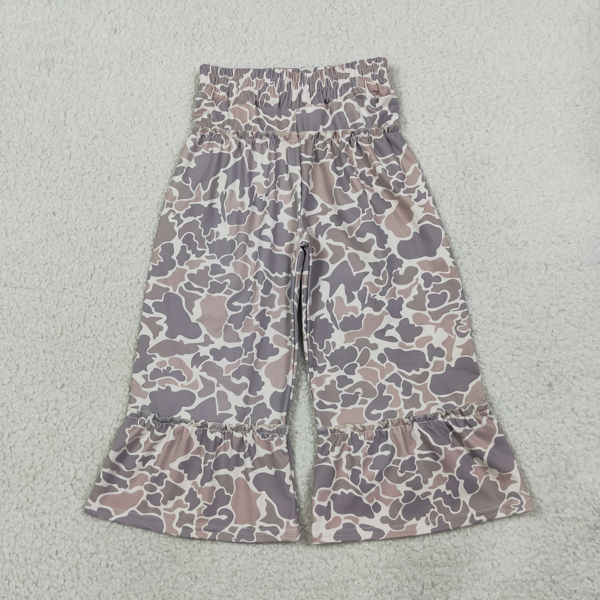 Baby Girls Kids Camo Ruffle Pants Bottoms Yoga Active Clothes RTS