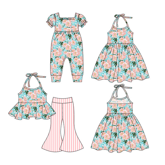 Baby Girl Flower Sibling Dress Romper Set ( Moq 5 Each Style ) 1.3