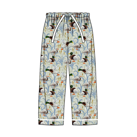 Adult Men Ducks Pajamas Pants