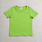 Sibling Baby Girls Kids Short Sleeves Shirts Yoga Active Pullovers Clothes RTS