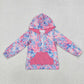 Baby Girl Long Sleeves Pink Seaweed Hoodie Shirt Tops