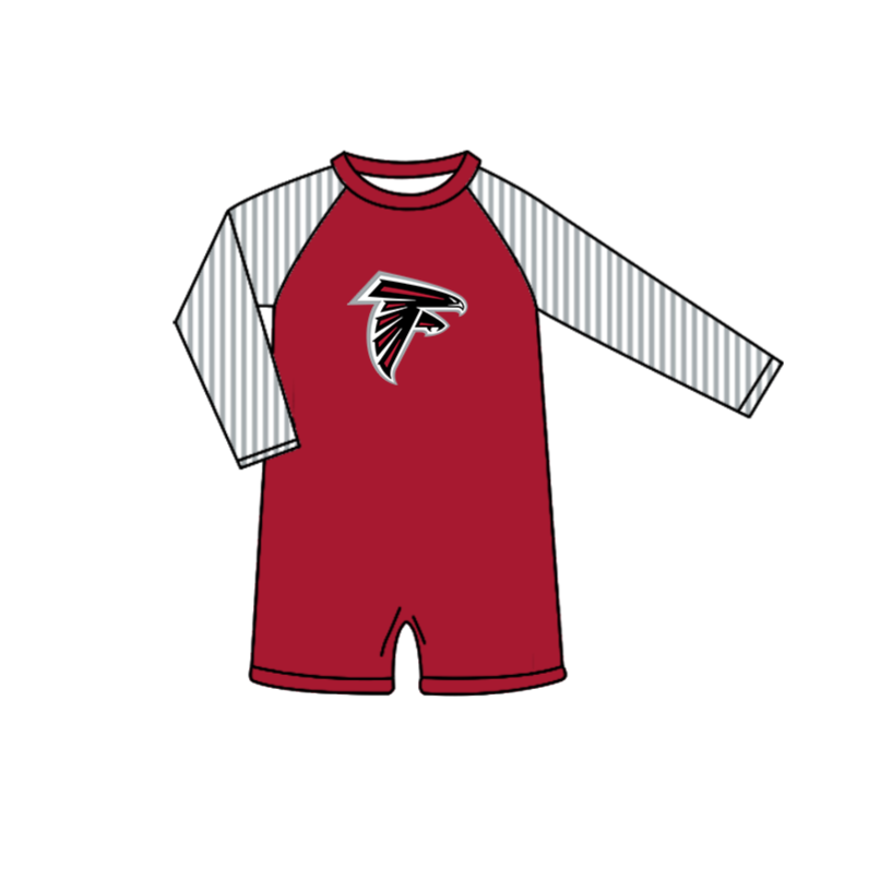 ( Moq 5 Each Style ) Baby Boys Girls Kids Team Sibling Jumpsuits Sets Swimsuits Red Clothes