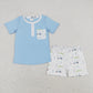 Baby Boy Girl Golf Summer Sibling Romper Set