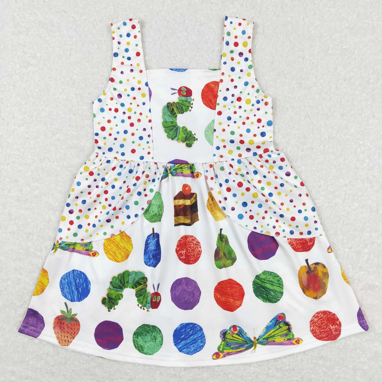 GSD0545 Baby Girl Sleeveless Worm Dress