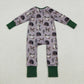 Baby Boys Long Sleeves Ducks Hats Hunting Zipper Sleeper Romper RTS