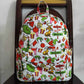 BA0138 Baby Girl Green Face Christmas Backpack