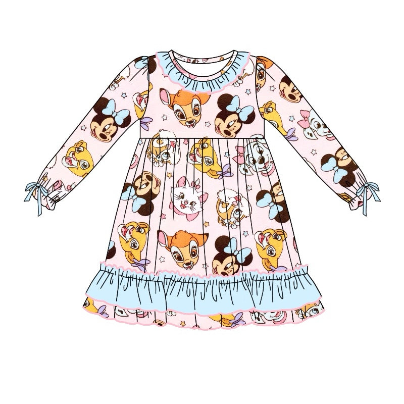 Baby Girl Cartoon Animals Dress